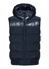 GAP, Herren Steppweste 'HVYWT PUFFER VEST HOOD', Navy