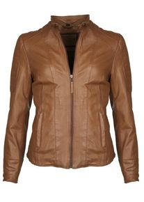 Mustang, Damen Lederjacke 'Gil', Braun