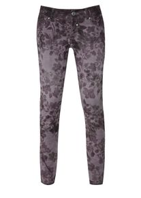 COCCARA, Damen Jeans 'Curly', Dunkellila