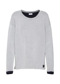 Marc O'Polo Marc O'Polo DENIM, Damen Pullover 'sweat structure', Schwarz / Offwhite