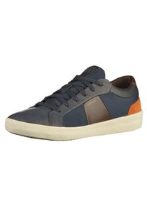 Geox, Herren Sneaker, Navy / Braun / Orange