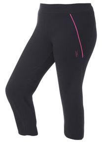 Venice Beach, Damen 3/4-Sporthose, Schwarz