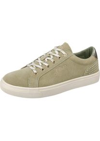 s.Oliver RED LABEL, Damen Sneaker, Beige / Hellgr&uuml;n
