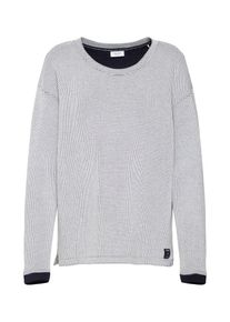 Marc O'Polo Marc O'Polo DENIM, Damen Pullover 'sweat structure', Schwarz / Offwhite