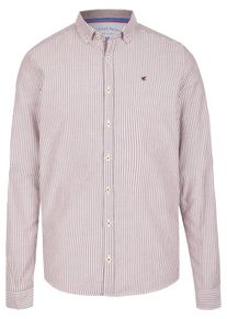 pure, Herren Hemd, Weinrot / Wei&szlig;