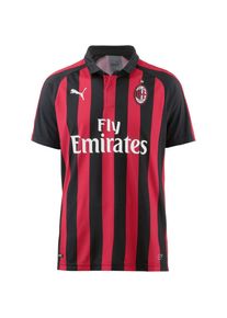 Puma, Herren 'AC Mailand 18/19 Heim' Fu&szlig;balltrikot, Feuerrot / Schwarz