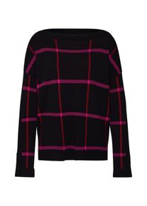 REN&Eacute; LEZARD, Damen Pullover 'P110A', Fuchsia / Hellrot / Schwarz