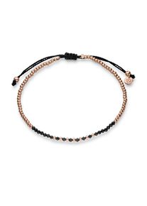 Glanzstücke München Glanzstücke München, Damen Armband, Rosegold / Schwarz