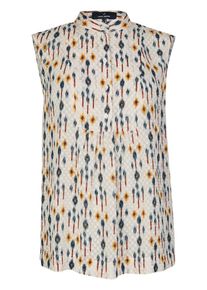 Daniel Hechter, Damen Bluse, Blau / Rostbraun / Honig / Offwhite