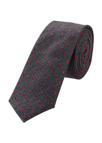 s.Oliver BLACK LABEL, Herren Krawatte, Rot / Schwarz