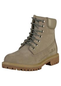 Tom Tailor, Damen Stiefelette, Hellgrau