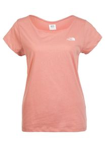 The North Face, Damen T-Shirt 'Red Box', Altrosa