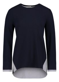 BETTY & CO Betty & Co, Damen Pullover, Navy / Taubenblau / Wei&szlig;