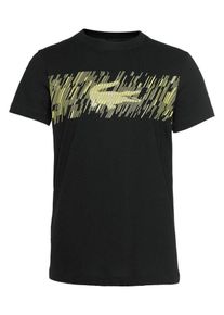 Lacoste, Herren T-Shirt, Zitrone / Schwarz