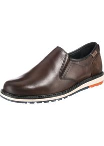 Pikolinos, Herren Slipper 'BERNA M8J', Schoko / Dunkelbraun / Dunkelorange / Schwarz / Wei&szlig;