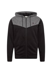 Jack & Jones JACK & JONES, Herren Sweatjacke 'CERVON', Grau / Schwarz