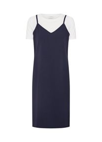 Jacqueline de Yong, Damen Kleid 'DIANA', Blau / Weiß