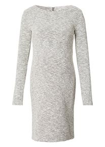 Noppies, Damen Kleid 'Heather', Silbergrau / Weiß