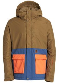Billabong, Herren Snowboardjacke 'Fifty 50', Royalblau / Braun / Lachs