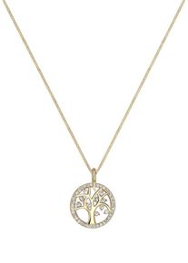 Elli, Damen Halskette 'Lebensbaum', Gold