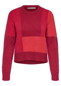Only, Damen Strickpullover, Rot / Hellrot