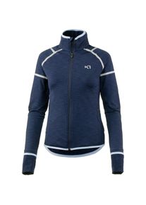 KARI TRAA, Damen Laufjacke 'Marika', Navy / Wei&szlig;