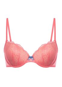 Palmers, Damen BH 'FLAMINGO LEAVES BH gef&uuml;ttert', Pink