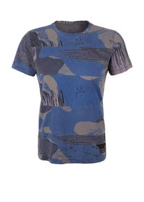 Q/S Designed By, Herren T-Shirt, Royalblau / Mischfarben