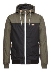 Iriedaily, Herren Jacke 'Auf Deck', Oliv / Schwarz