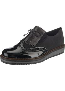Rieker, Damen Halbschuhe, Schwarz