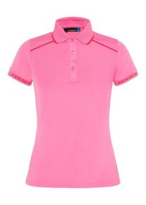 J. Lindeberg J.Lindeberg, Damen Poloshirt 'W LUCA TX COOLMAX', Pink / Rot