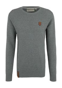 Naketano, Herren Pullover 'Zapzarap Zip Zap', Opal