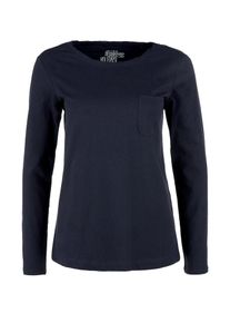 s.Oliver RED LABEL, Damen Longsleeve, Nachtblau