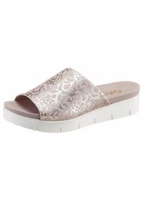 Gabor, Damen Pantolette, Beige / Gold