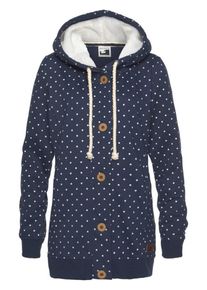 OCEAN SPORTSWEAR, Damen Kapuzensweatjacke, Marine / Wei&szlig;