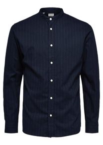 Selected Homme, Herren Hemd, Dunkelblau / Dunkelgrau / Wei&szlig;