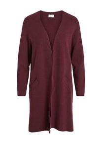 Vila, Damen Strick-Cardigan, Weinrot