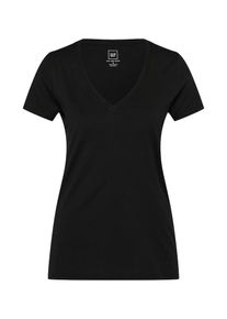 GAP, Damen T-Shirt 'VINT RIB', Schwarz