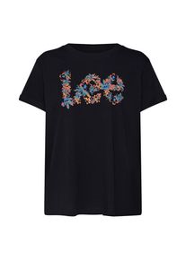 Lee, Damen Shirt 'FLORAL GRAPHIC', Mischfarben / Schwarz