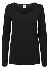 MAMALICIOUS, Damen Bluse, Schwarz