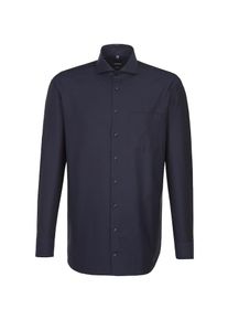 Seidensticker, Herren Hemd, Nachtblau