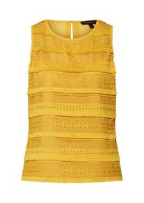 Banana Republic, Damen Top 'SL FRINGE SHELL', Goldgelb