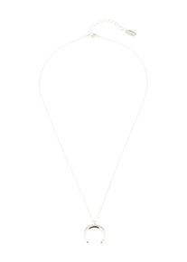 Orelia, Damen Kette 'Crescent Ditsy', Silber
