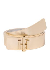 Tommy Hilfiger, Damen Gürtel 'TH BUCKLE REVERSIBLE 3.0', Gold / Altrosa