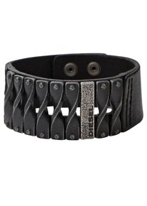 Diesel, Herren Armband, Schwarz