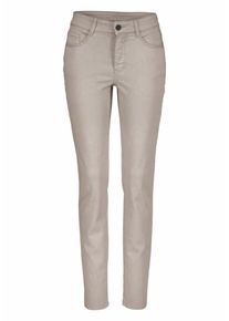 MAC, Damen Stretch-Jeans 'Melanie Pipe Smart', Beige