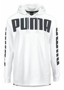 Puma, Herren Kapuzensweatshirt 'REBEL HOODY TR', Schwarz / Wei&szlig;