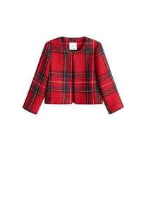 Mango, Damen Jacke 'Wou-X', Saphir / Senf / Tanne / Rot
