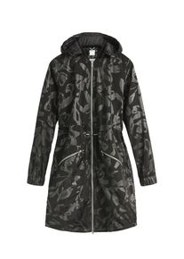 Sandwich, Damen Parka, Grau / Schwarz