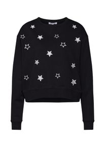 ABOUT YOU, Damen Sweatshirt 'Elise', Schwarz / Silber